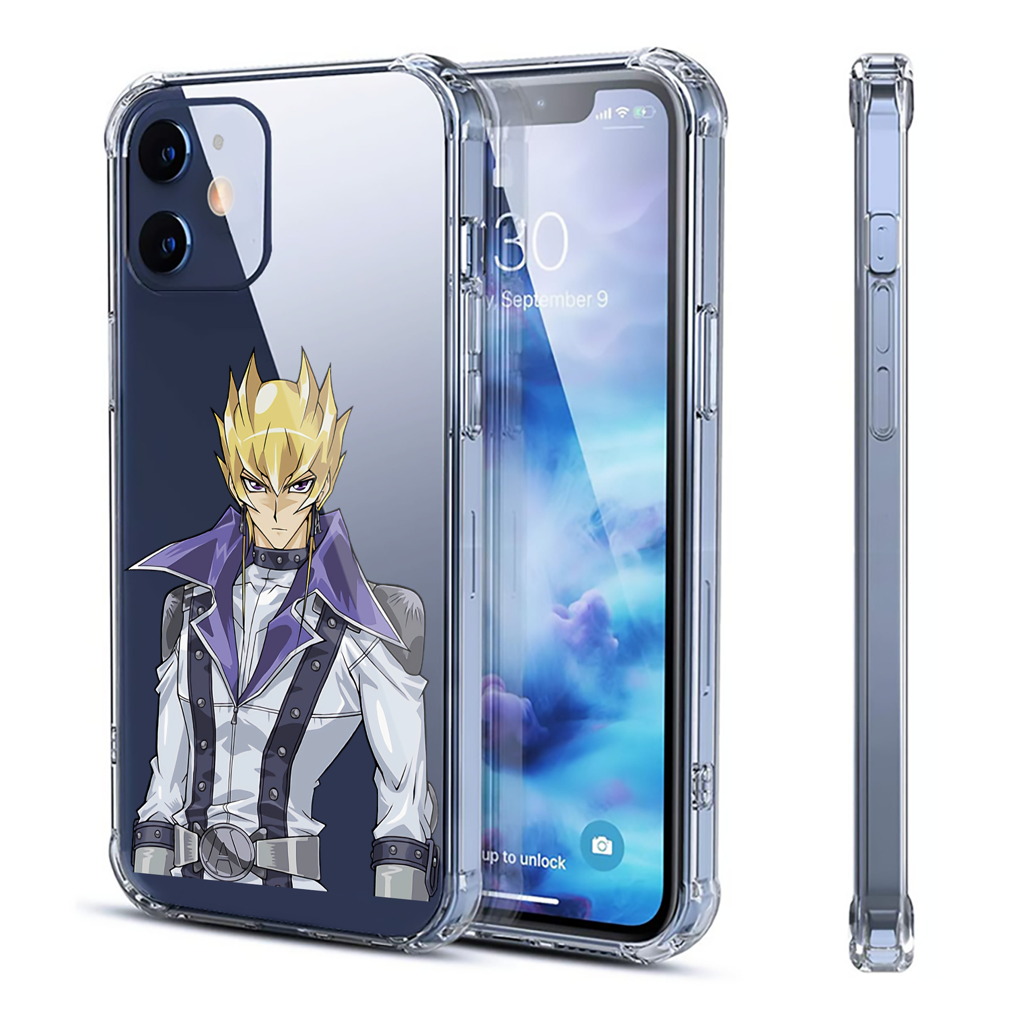 （画像用） 遊☆戯☆王 Yu-Gi-Oh! 【iPhone 12シリーズ対応】透明スマホケース（クリアソフトケース）